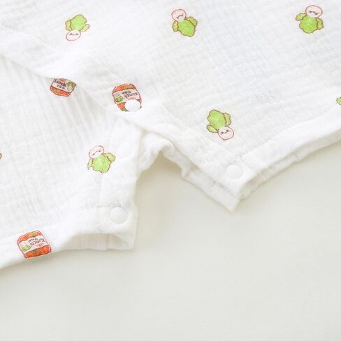 Baby Kimono Robe Romper with Traditional Korean Design Prints 100% Cotton in Saudi Arabia