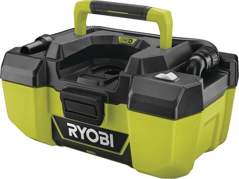 Ryobi 18-Volt One+ 3 Gal Project Project Wet/Dry Plower مع سعة تخزين ملحق (البطارية-البطارية فقط-لا يتم تضمين الشاحن) in Kuwait