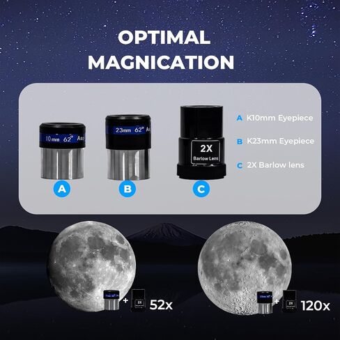 تلسكوب الانكسار للبالغين مع AZ Mount Travel Telescope 70mm فتحة 300 مم هدية علم الفلك هدية كاملة متعددة المغلفة مع محول ترايبود وهاتف ، مكافأة 1 سنة خريطة خريطة مجانية in Saudi Arabia