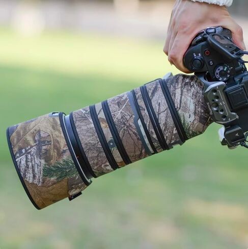 Waterproof Camera Lens Coat for Sony FE 70-200mm F2.8 GM OSS II, Camera Camouflage Rain Covers Lens Protective Sleeve (Digital Camouflage) in Kuwait