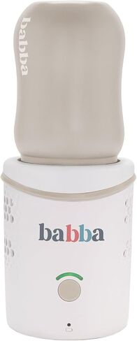 Babba Baby Bottle Cooler and Warmer - Both refrigerates and Fast Warming, Breast Milk Storage, Travel-Friendly and Portable, Smart app-Control, Perfect Temperature in Saudi Arabia