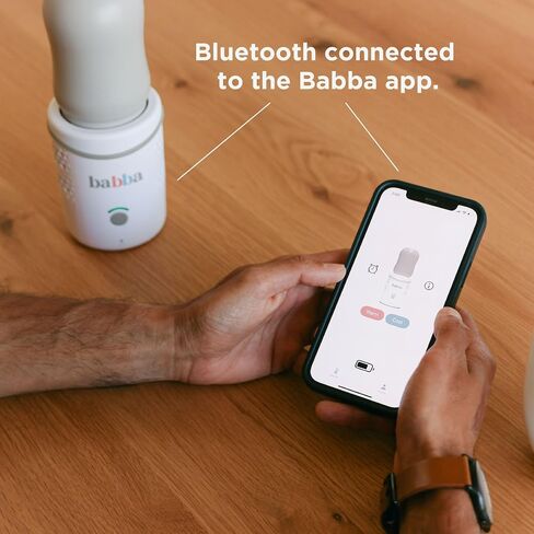 Babba Baby Bottle Cooler and Warmer - Both refrigerates and Fast Warming, Breast Milk Storage, Travel-Friendly and Portable, Smart app-Control, Perfect Temperature in Saudi Arabia