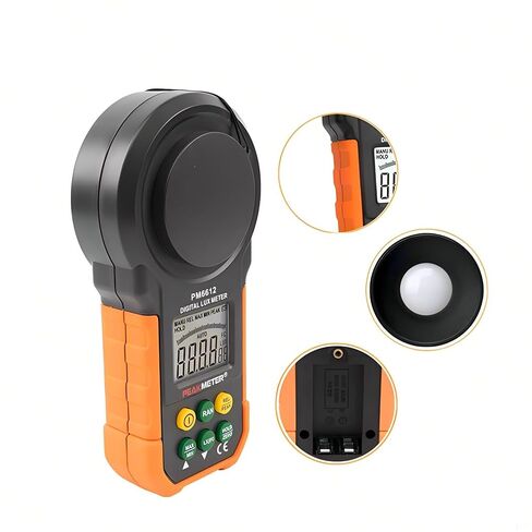 PM6612 PM6612L LUX METER 0 ~ 200،000LUX METER METER DEGINTION ARLUMINERESS LUX/FC PHOTOMERESS TESTER البيئي in Kuwait