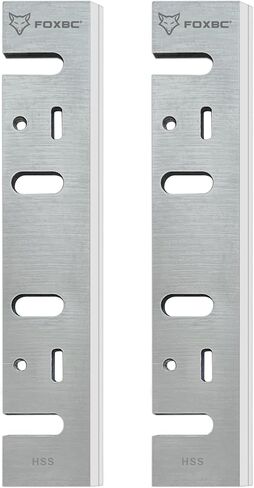 FOXBC 6-1/8 Inch Planer Blades Replacement For Ryobi JP-155 Portable Jointer, Makita 1805B 1805N Planer - Set of 2 in Saudi Arabia