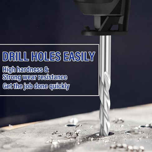 Tondiamo 50 Pcs Drywall Router Bits Drywall Drill Bits Guide Point Cutting Diameter Router Rotary Tools (5/32") in Saudi Arabia