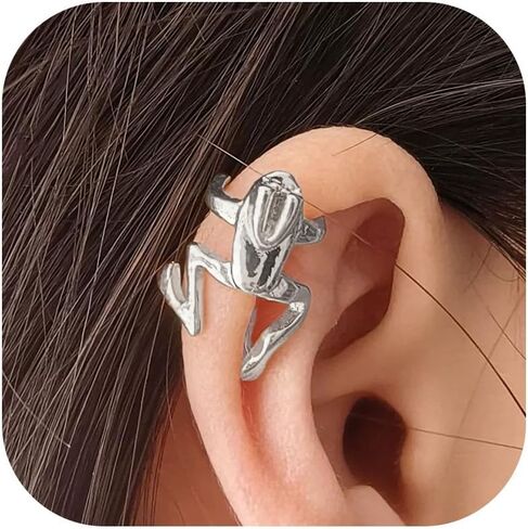 Frog Earrings for Women Frogs Jewelry Frog Studs Earrings Ear Cuff Earrings Gifts Frog Stuff Trendy for Wife Girlfriend in Kuwait