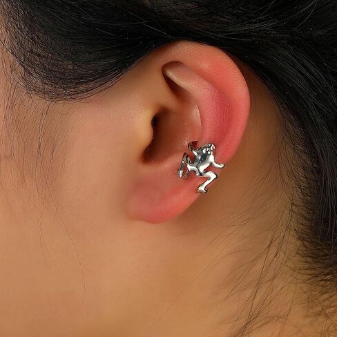 Frog Earrings for Women Frogs Jewelry Frog Studs Earrings Ear Cuff Earrings Gifts Frog Stuff Trendy for Wife Girlfriend in Kuwait
