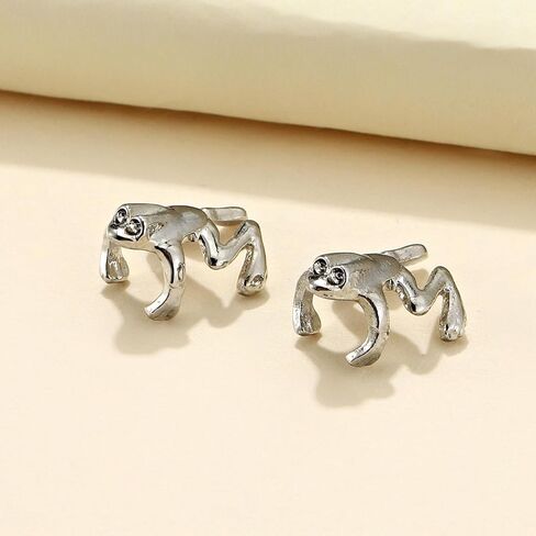 Frog Earrings for Women Frogs Jewelry Frog Studs Earrings Ear Cuff Earrings Gifts Frog Stuff Trendy for Wife Girlfriend in Kuwait