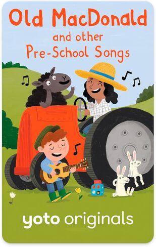 Yoto Old Macdonald & Other Pre-School Songs – Kids Musical Card for Use with Player & Mini All-in-1 Audio Device, Screen-Free Listening with Fun Singalong Music for Playtime & Travel, Ages 1+ in Saudi Arabia
