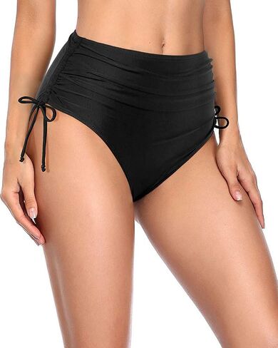 نساء عالي الخصر قابلة للتعديل قابلة للربط الجانبية البيكيني ، وسرعات السباحة الجافة الجافة الجافة بالإضافة إلى الحجم in Kuwait