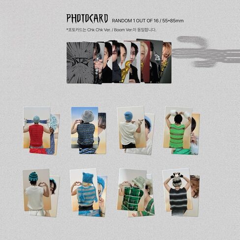 Stray Kids - [ATE] (Standard - Boom Ver.) Photobook + CD-R + Photocard + 4-CUT Photo + 2 Pin Badges+ 5 Extra Photocards in Kuwait