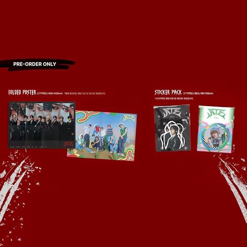 Stray Kids - [ATE] (Standard - Boom Ver.) Photobook + CD-R + Photocard + 4-CUT Photo + 2 Pin Badges+ 5 Extra Photocards in Kuwait