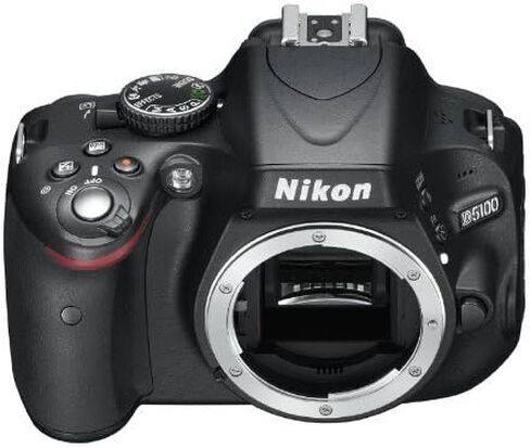 Nikon D5100 16.2MP CMOS Digital SLR كاميرا SLR مع شاشة LCD متغيرة 3 بوصة (الجسم فقط) (متجددة) in Saudi Arabia