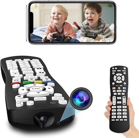 HD 1080P TV Camera Remote Spy Camera 2 in 1 استخدم الكاميرا المخفية wifi مع الكشف عن الفيديو والحركة لأمن المنزل الداخلي اللاسلكي Cam Cam in Kuwait