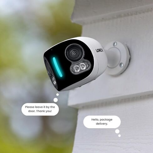 Lorex 4K 8MP IP Wired Dual Lens Add-On Outdoor Camera-Left Smart Serfor in Saudi Arabia