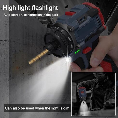 Dioche Electric Screwdriver 16.8V Multi Function Brushless Cordless Impact Screwdriver (2pcs Batteries US Plug) in Saudi Arabia