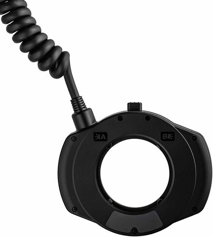 Canon MR-14EX II Macro Ring Lite Flash – TTL Autoflash, Dual Flash Tubes, LED Modeling Light, Wireless Flash Control + Flash Bracket + 4X AA with Charger + Cleaning Kit (Renewed) in Saudi Arabia