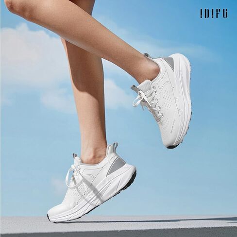 IDIFU Women's Running Shoes Slip On Walking Tennis Shoes Non Slip Comfortable Fashion Sneakers Gym Athletic Sports Shoes for Women Lightweight Breathable Workout Cross Training in Saudi Arabia