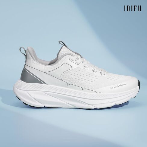 IDIFU Women's Running Shoes Slip On Walking Tennis Shoes Non Slip Comfortable Fashion Sneakers Gym Athletic Sports Shoes for Women Lightweight Breathable Workout Cross Training in Saudi Arabia