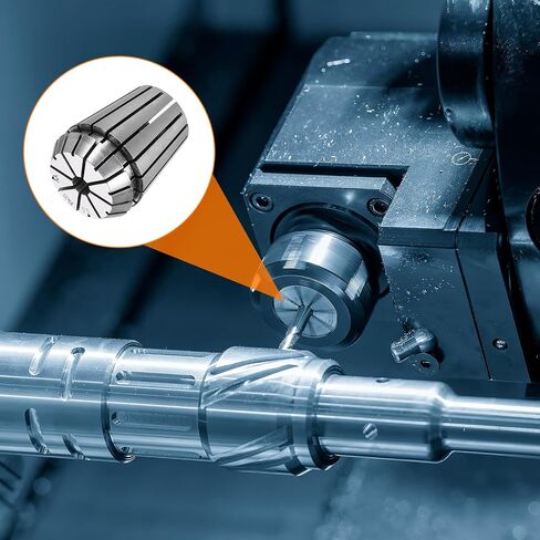 Harfington Spring Collet Chuck Er25 1mm 65mn Spring Steel Dreaision Router Collets for CNC Engraving Milling Tool in Saudi Arabia