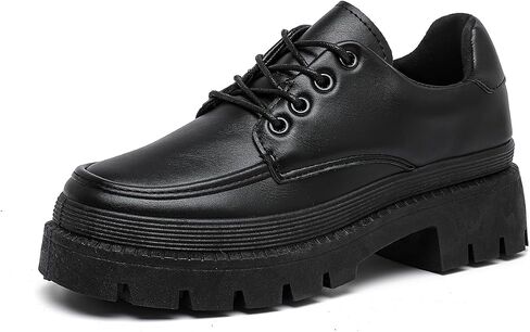 أحذية Memon Oxford للنساء ، منصة Oxfords للنساء ، منخفضة الكعب الدنيتي in Kuwait
