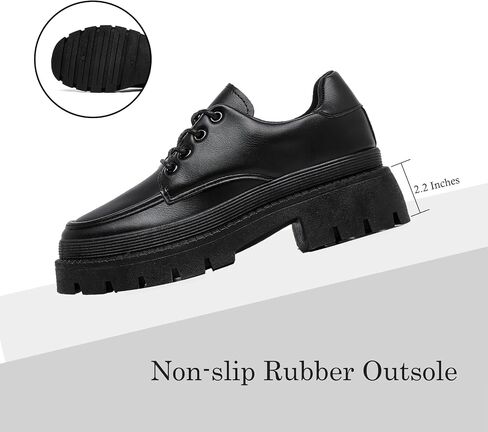 أحذية Memon Oxford للنساء ، منصة Oxfords للنساء ، منخفضة الكعب الدنيتي in Kuwait