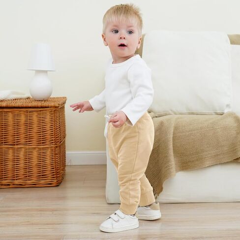 2-Pack Baby Boy Pant Toddler Jogger Pants Toddler Boy Sweatpants Casual Basic Infant Newborn Leggings in Kuwait