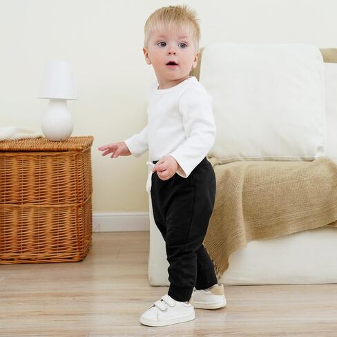 2-Pack Baby Boy Pant Toddler Jogger Pants Toddler Boy Sweatpants Casual Basic Infant Newborn Leggings in Kuwait