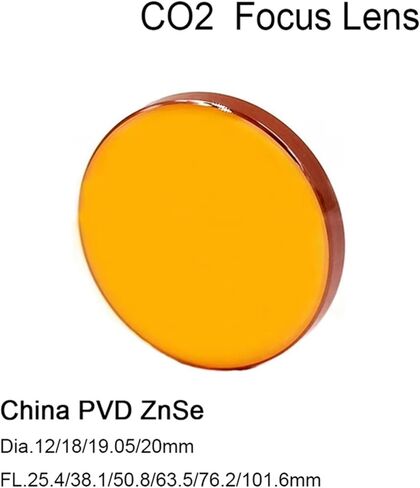 1PC PVD Znse Lens Machine Lens Contenser Diameter 20 Cutting Association Diameter 20 Fl. 76.2 مم (كما هو موضح 76.2 مم) in Kuwait