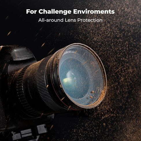 K&F Concept 82mm Black Diffusion 1/8 Filter Mist Cinematic Effect Black Diffusion Filter with 36 Multi-Layer Coatings for Video/Vlog/Portrait Photography (XPRO Series) in Saudi Arabia