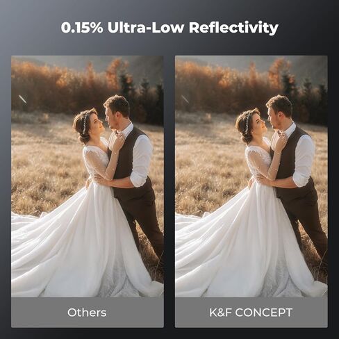 K&F Concept 82mm Black Diffusion 1/8 Filter Mist Cinematic Effect Black Diffusion Filter with 36 Multi-Layer Coatings for Video/Vlog/Portrait Photography (XPRO Series) in Saudi Arabia