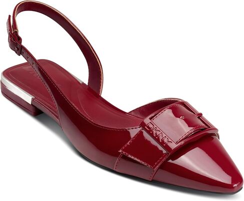 DKNY Women's Clemma Slingback Loafer Mule مع تفاصيل الحزام الصندل الكعب in Kuwait
