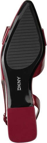 DKNY Women's Clemma Slingback Loafer Mule مع تفاصيل الحزام الصندل الكعب in Kuwait