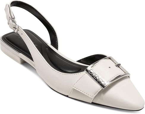DKNY Women's Clemma Slingback Loafer Mule مع تفاصيل الحزام الصندل الكعب in Kuwait