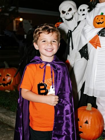 يتوهج الأطفال في Thirt Thirt Thirt Toddler Halloween Boo Stirts Pumpkin Tees Monster Truck Tops Boy 2-8 Years in Kuwait