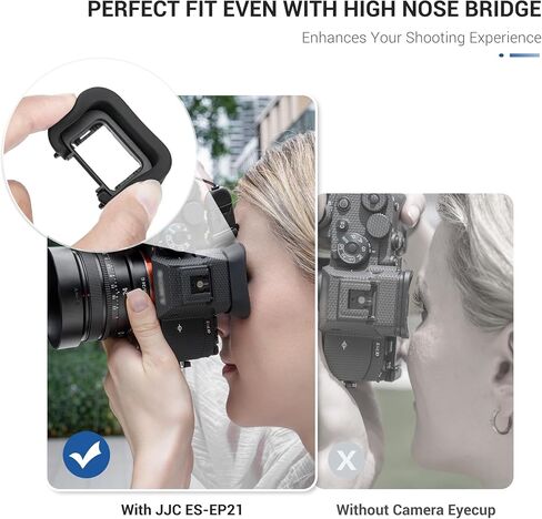 FDA-EP21 استبدال العدسة لـ Alpha 7 IV 7R V V SING SILICON CAMERANT EYECUP COP CUP CUP FOR SONY A7 IV A7IV A7R A7RV A1 II in Saudi Arabia