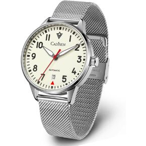 ساعة كاديسن نيو بايلوت ميكانيكية للرجال، قرص متوهج طوال الليل حركة NH35 اليابانية، ساعة كاجوال مقاومة للماء in Kuwait