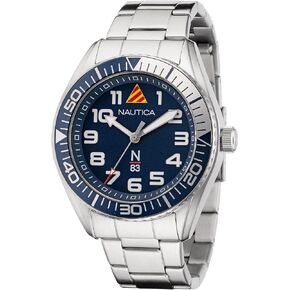 Nautica N83 Men's N83 Finn World Stainless Steel Bracelet Watch (Model: NAPFWF204)