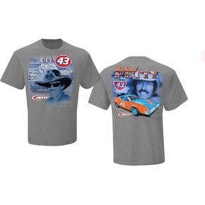 Checkered Flag NASCAR Richard Petty STP Legacy Throwback T-Shirt Light Blue