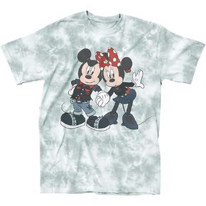 Disney Ladies Mickey Mouse Fashion Shirt Mickey & Minnie Mouse Clothing - Mickey Mouse Tie Dye T-Shirt