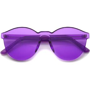 zeroUV - One Piece PC Lens Rimless Ultra-Bold Colorful Mono Block Sunglasses 60mm