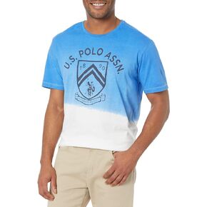 U.S. Polo Assn. Crew Neck Tonal Dip-Dye Graphic Tee