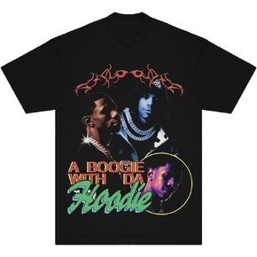 A Boogie Wit Da Hoodie Trio Portrait T-Shirt in Saudi Arabia