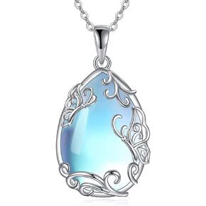 POPLYKE Mother and Daughter Necklace for Women 925 Sterling Silver Mothers Day Jewelry Birthday Mom Gifts
