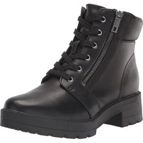 SOUL Naturalizer Women's Nailah Ankle Boot, Black, 7.5