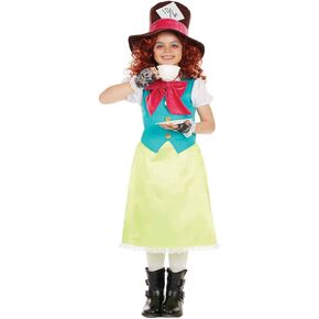 Fun Shack Mad Hatter Costume Girls, Mad Hatter Costume Kids, Girls Mad Hatter Costume, Alice Costume Kids