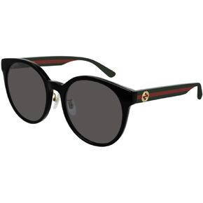 Gucci GG0416SK Round Sunglasses For Women + BUNDLE with Designer iWear Eyewear Care Kit