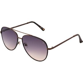 Frye Women's Billie Aviator Sunglasses, Bronze, 63 mm
