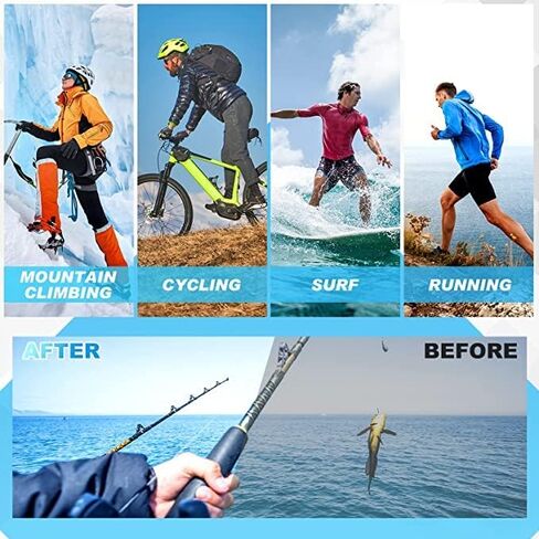 ويفيانغ نظارة شمسية بعدسات مستقطبة للرجال للقيادة والرياضة، نظارات شمسية مستطيلة فينتاج للرجال والنساء in Kuwait