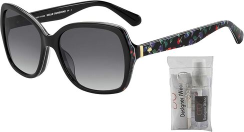 Kate SpadeKaralyn/S Square Sunglasses for Women + BUNDLE with Designer iWear Eyewear Care Kit in Saudi Arabia